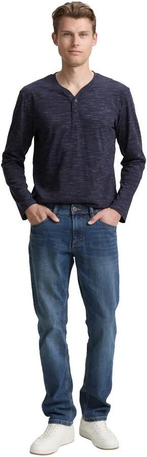 Tom Tailor Shirt met lange mouwen in gemêleerde look - Foto 5