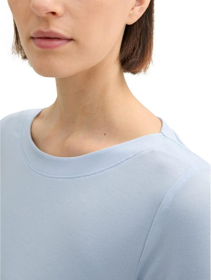 Tom Tailor Shirt met lange mouwen met boothals - Foto 2