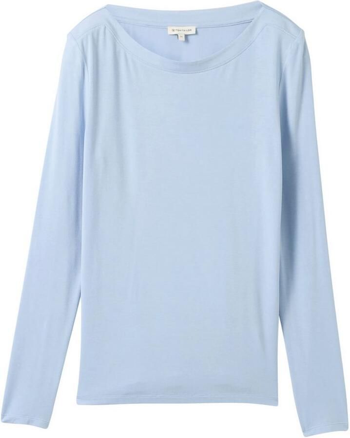 Tom Tailor Shirt met lange mouwen met boothals
