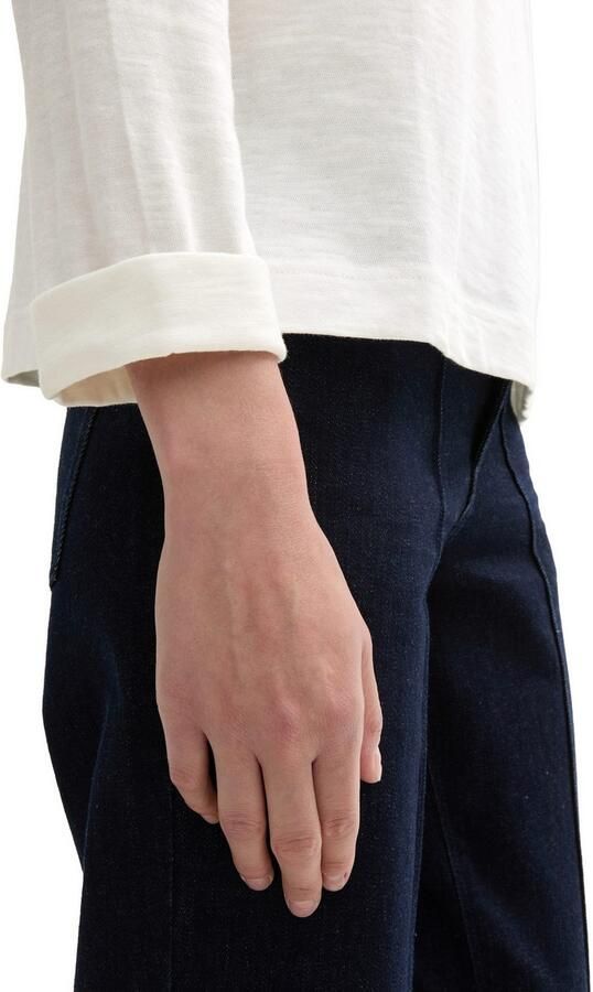 Tom Tailor Shirt met lange mouwen met borstzak