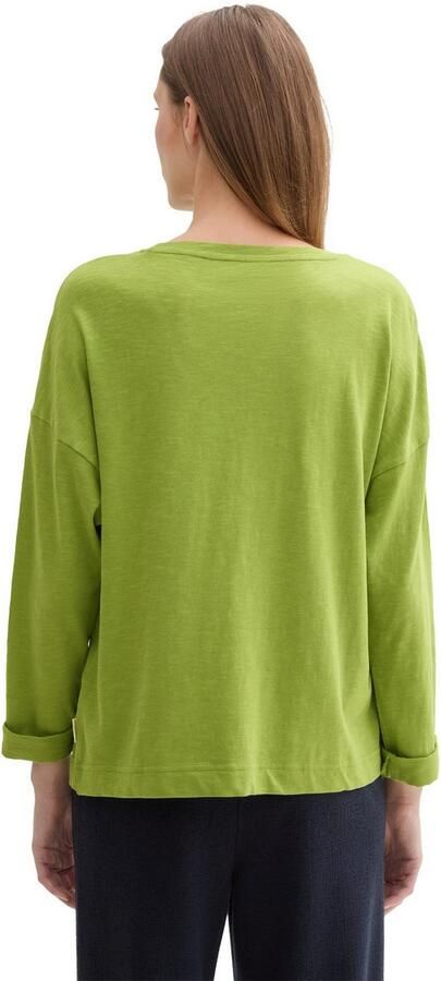 Tom Tailor Shirt met lange mouwen met borstzak - Foto 3