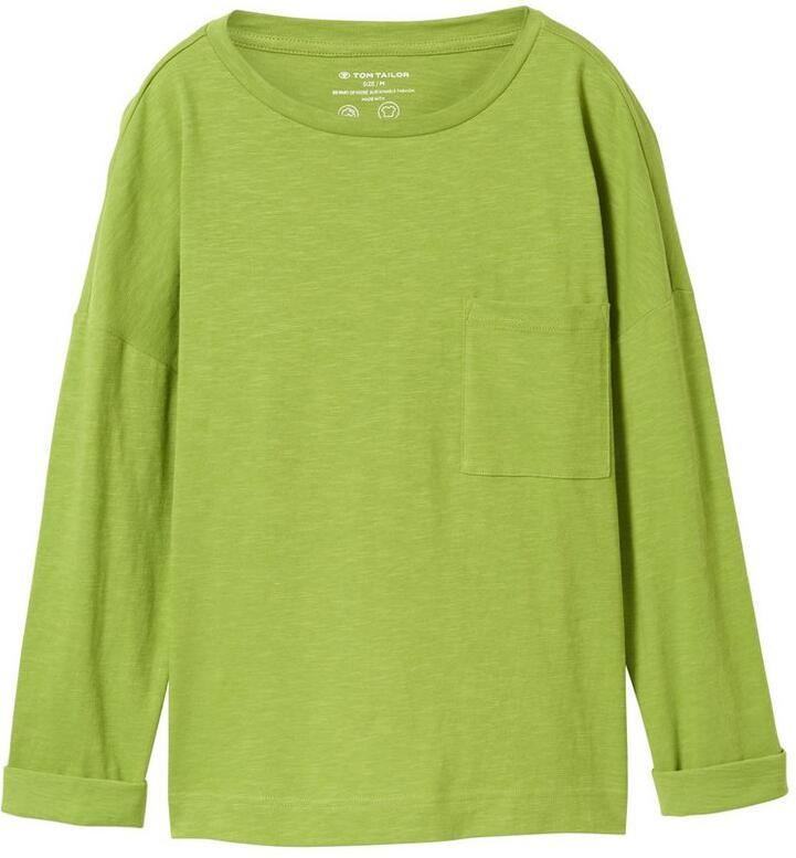 Tom Tailor Shirt met lange mouwen met borstzak - Foto 2