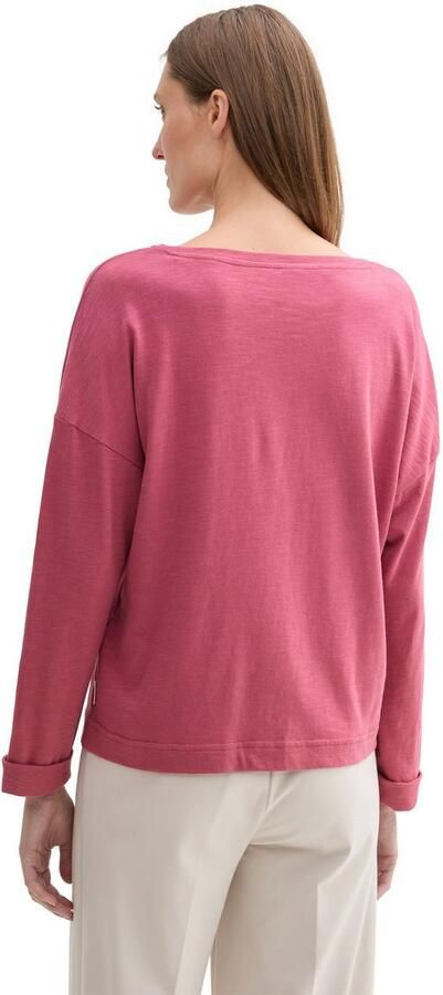 Tom Tailor Shirt met lange mouwen met borstzak - Foto 3