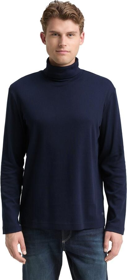 Tom Tailor Shirt met lange mouwen met col - Foto 6