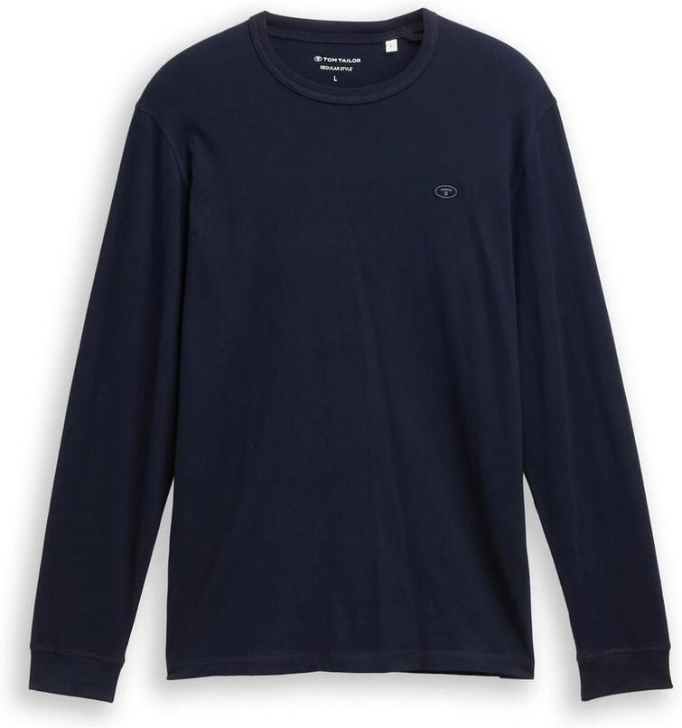 Tom Tailor Regular fit shirt met lange mouwen van puur katoen - Foto 3