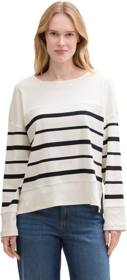 Tom Tailor Shirt met lange mouwen met gestreept patroon - Foto 5