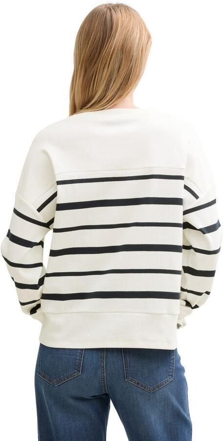 Tom Tailor Shirt met lange mouwen met gestreept patroon - Foto 3