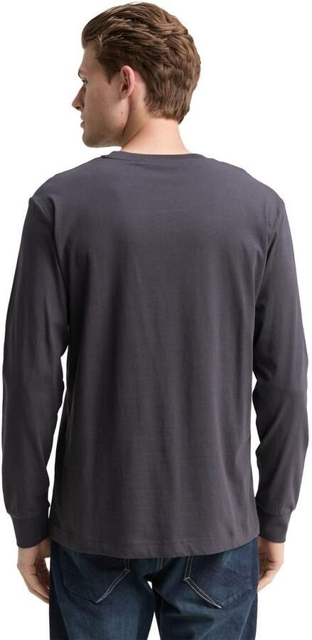 Tom Tailor Shirt met lange mouwen met logoprint - Foto 5