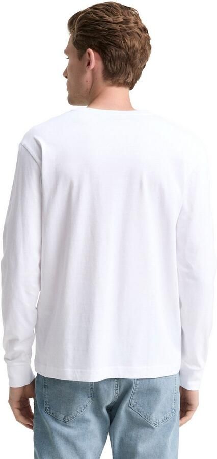 Tom Tailor Shirt met lange mouwen met logoprint - Foto 5