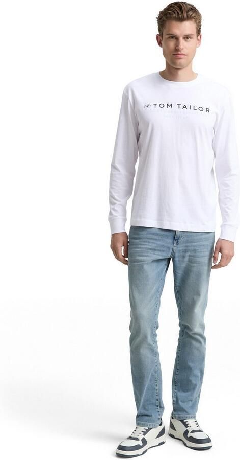 Tom Tailor Shirt met lange mouwen met logoprint - Foto 4
