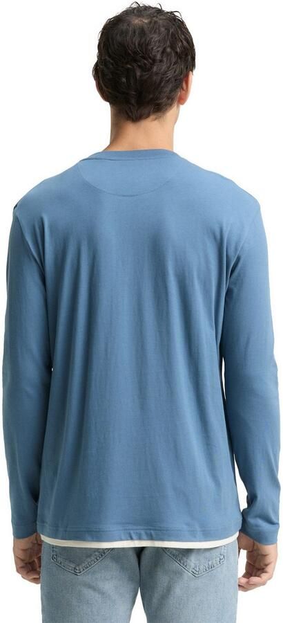 Tom Tailor Shirt met lange mouwen met logoprint - Foto 5