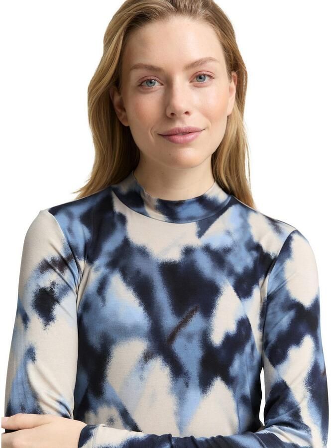 Tom Tailor Shirt met lange mouwen met print all-over - Foto 3