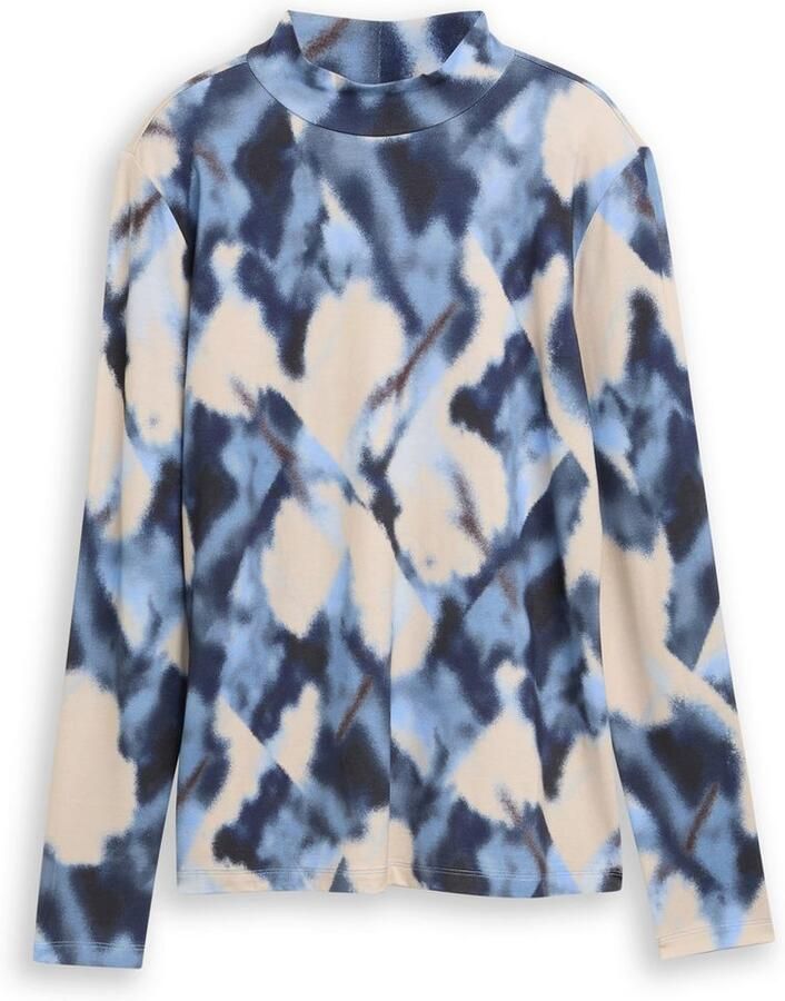 Tom Tailor Shirt met lange mouwen met print all-over - Foto 1