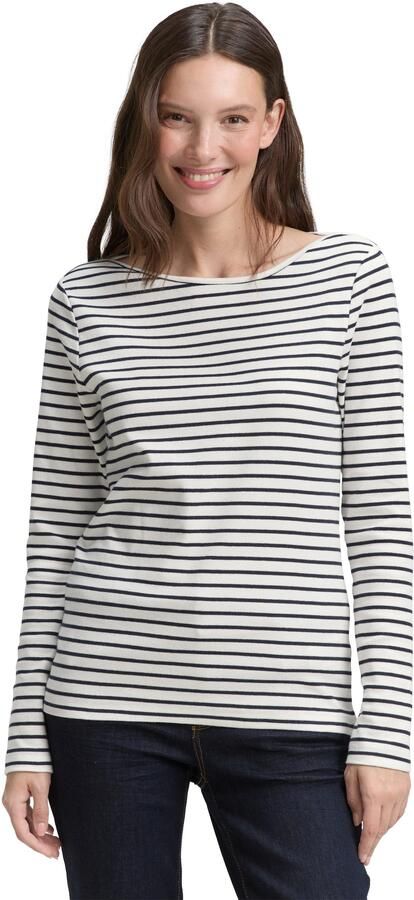 Tom Tailor Shirt met lange mouwen met streepmotief - Foto 6