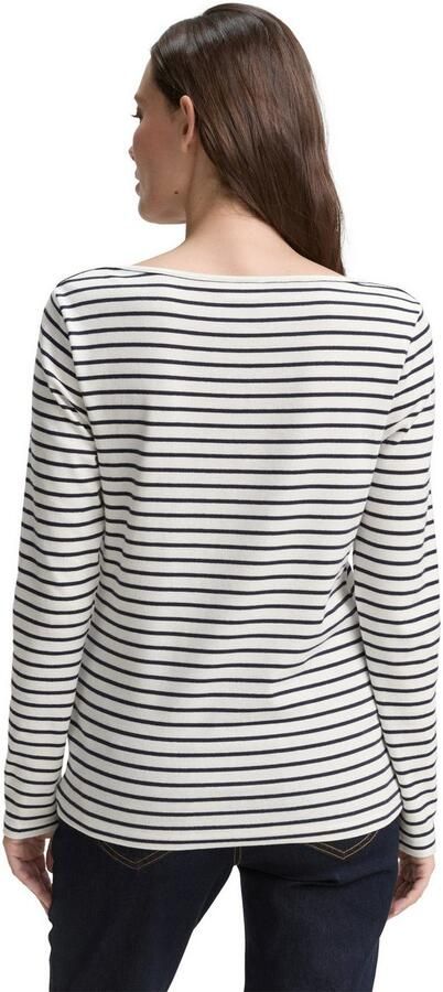 Tom Tailor Shirt met lange mouwen met streepmotief - Foto 4