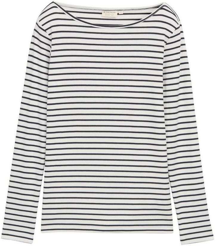 Tom Tailor Shirt met lange mouwen met streepmotief - Foto 3