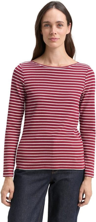 Tom Tailor Shirt met lange mouwen met streepmotief - Foto 6