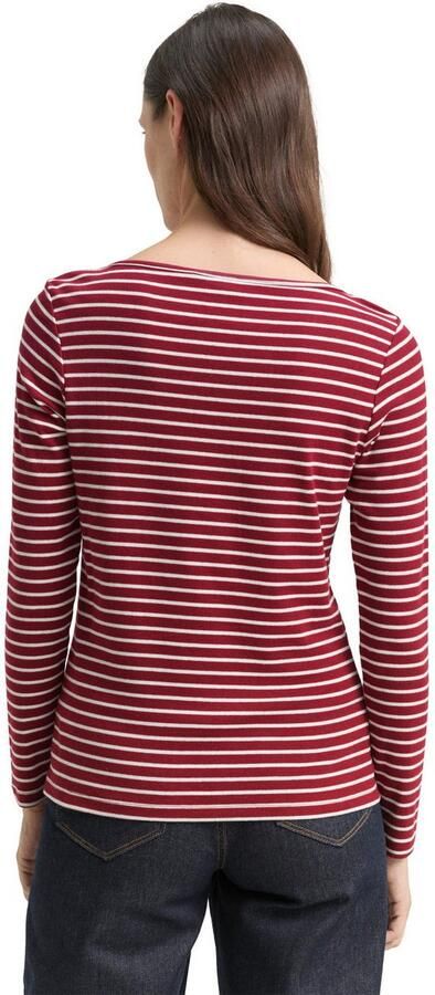 Tom Tailor Shirt met lange mouwen met streepmotief - Foto 5