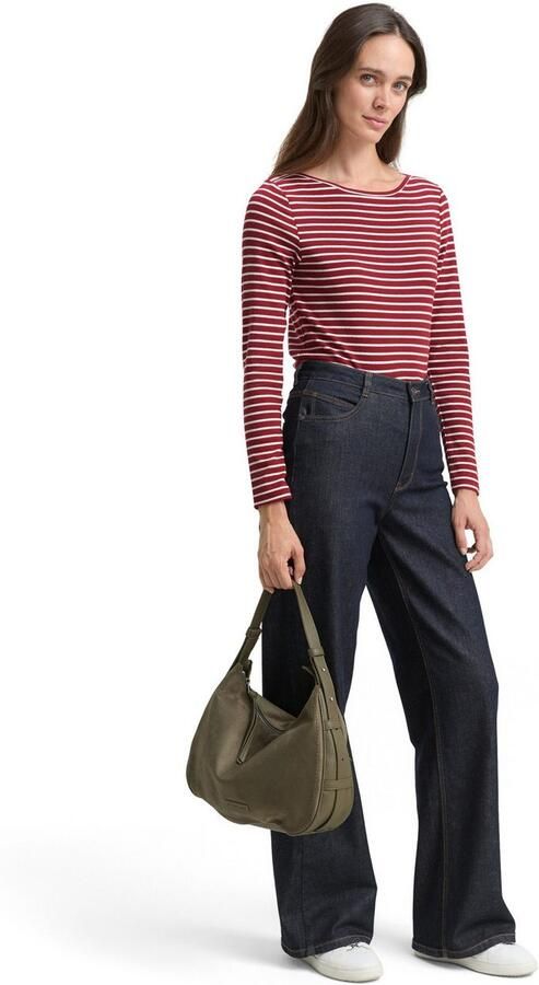 Tom Tailor Shirt met lange mouwen met streepmotief - Foto 4