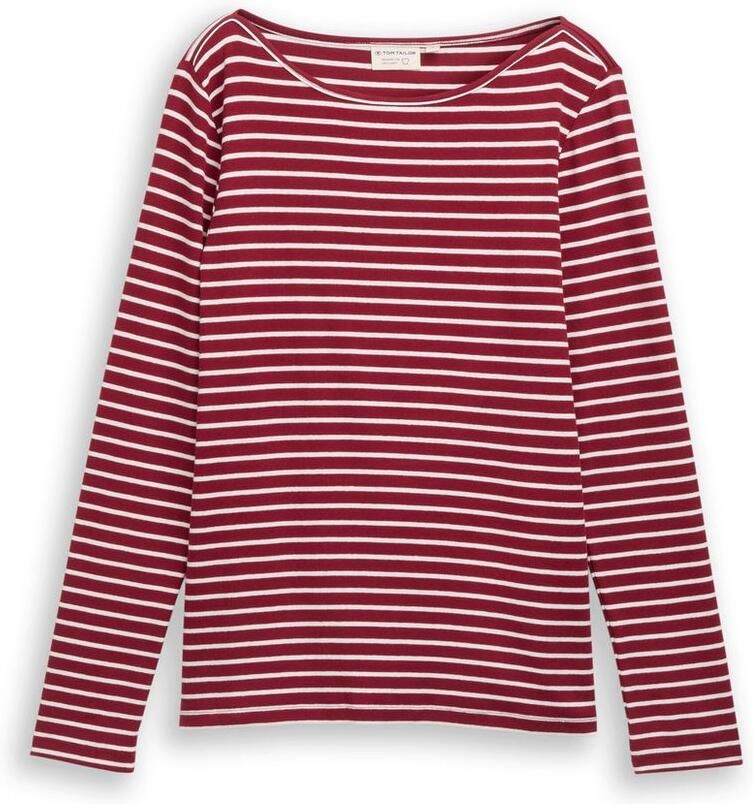 Tom Tailor Shirt met lange mouwen met streepmotief - Foto 2