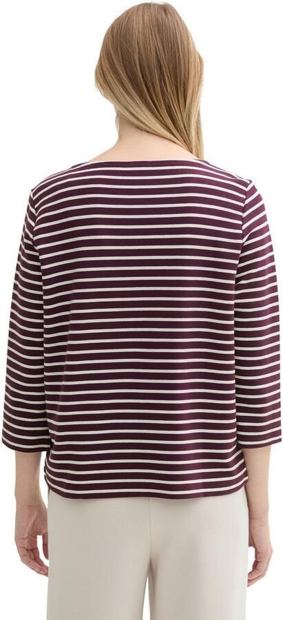 Tom Tailor Shirt met lange mouwen met structuur - Foto 3