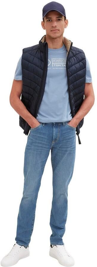 Tom Tailor T-shirt met statementprint model 'printed crewneck' - Foto 9