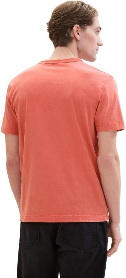 Tom Tailor Shirt met print in voorgewassen look - Foto 3