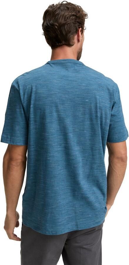 Tom Tailor Shirt met ronde hals in gemêleerde look - Foto 4