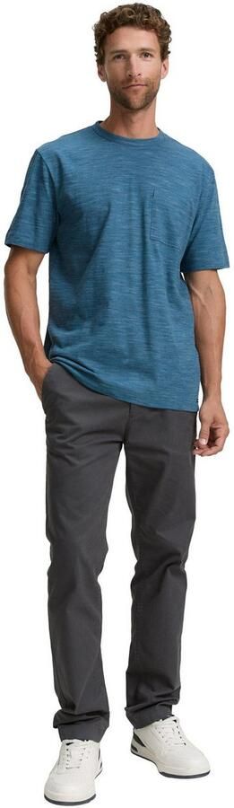 Tom Tailor Shirt met ronde hals in gemêleerde look - Foto 5