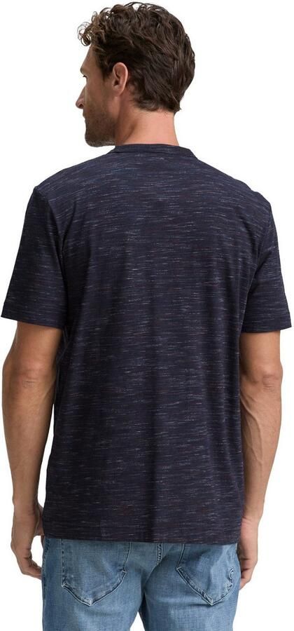 Tom Tailor Shirt met ronde hals in gemêleerde look - Foto 4