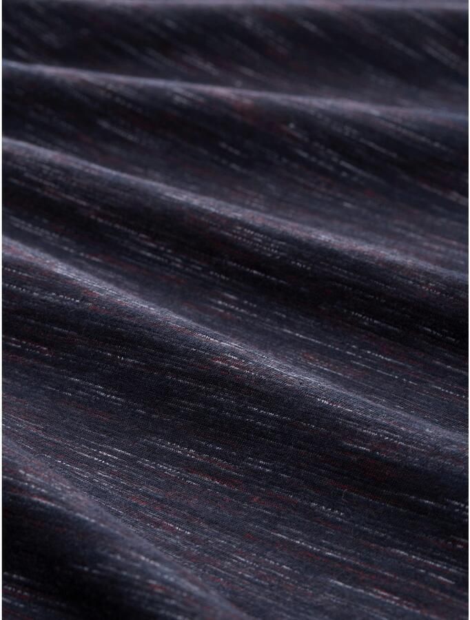 Tom Tailor Shirt met ronde hals in gemêleerde look