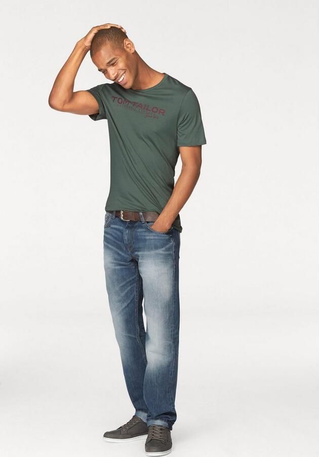 Tom Tailor Shirt met ronde hals met logoprint - Foto 5