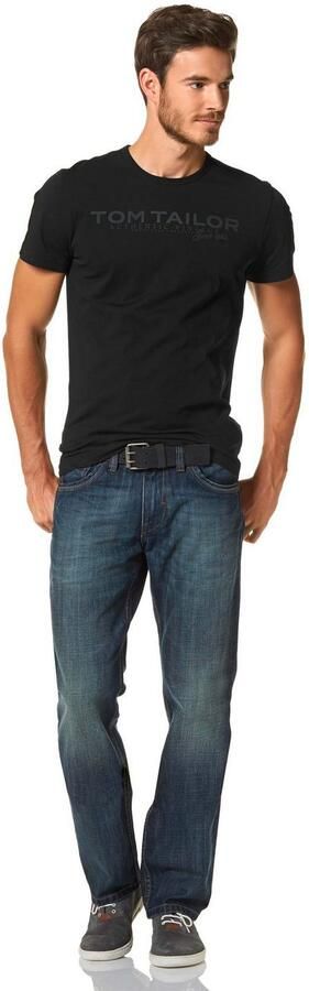 Tom Tailor Shirt met ronde hals met logoprint - Foto 6