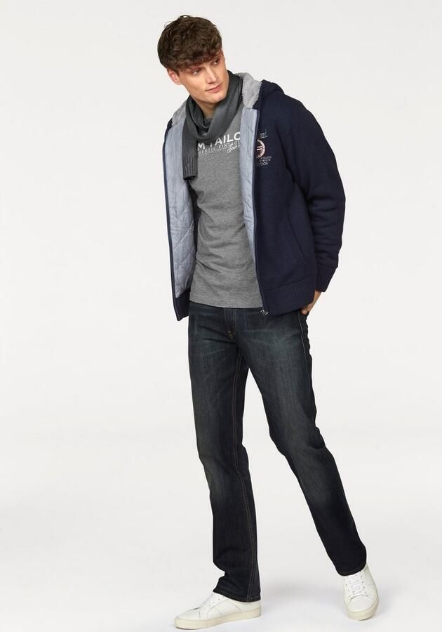 Tom Tailor Shirt met ronde hals met logoprint - Foto 7