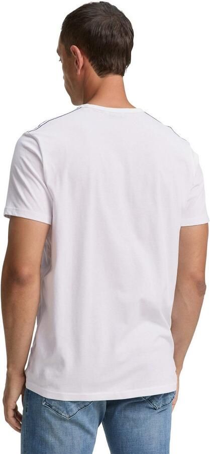 Tom Tailor Shirt met ronde hals met logoprint - Foto 4