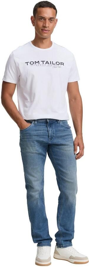 Tom Tailor Shirt met ronde hals met logoprint - Foto 5