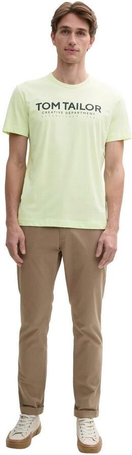 Tom Tailor Shirt met ronde hals met logoprint - Foto 5