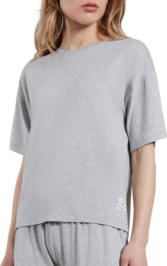 Tom Tailor Shirt voor eronder Manilla Korte mouw ronde hals viscosemix verkoelend los basic - Foto 6