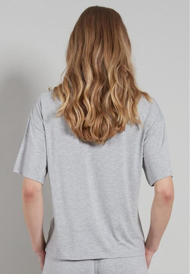 Tom Tailor Shirt voor eronder Manilla Korte mouw ronde hals viscosemix verkoelend los basic - Foto 3