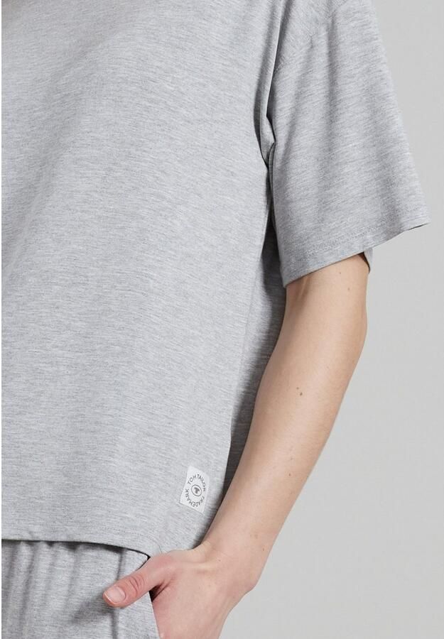 Tom Tailor Shirt voor eronder Manilla Korte mouw ronde hals viscosemix verkoelend los basic - Foto 2