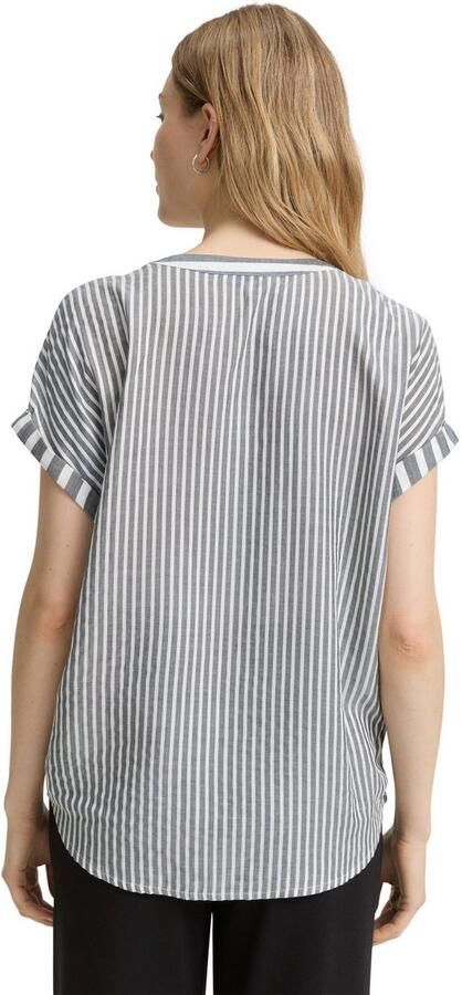 Tom Tailor Shirtblouse met streepmotief - Foto 4