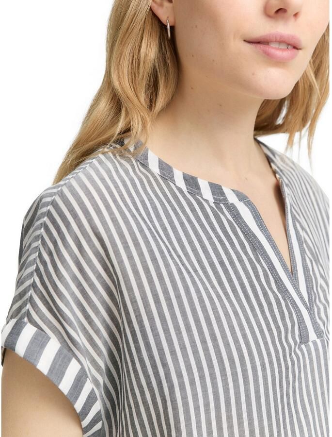 Tom Tailor Shirtblouse met streepmotief - Foto 2