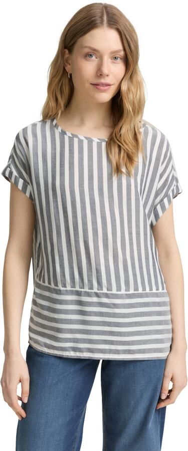 Tom Tailor Shirtblouse met streepmotief - Foto 6