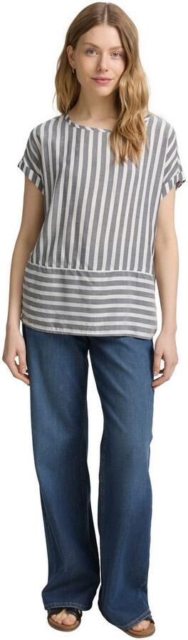 Tom Tailor Shirtblouse met streepmotief - Foto 5