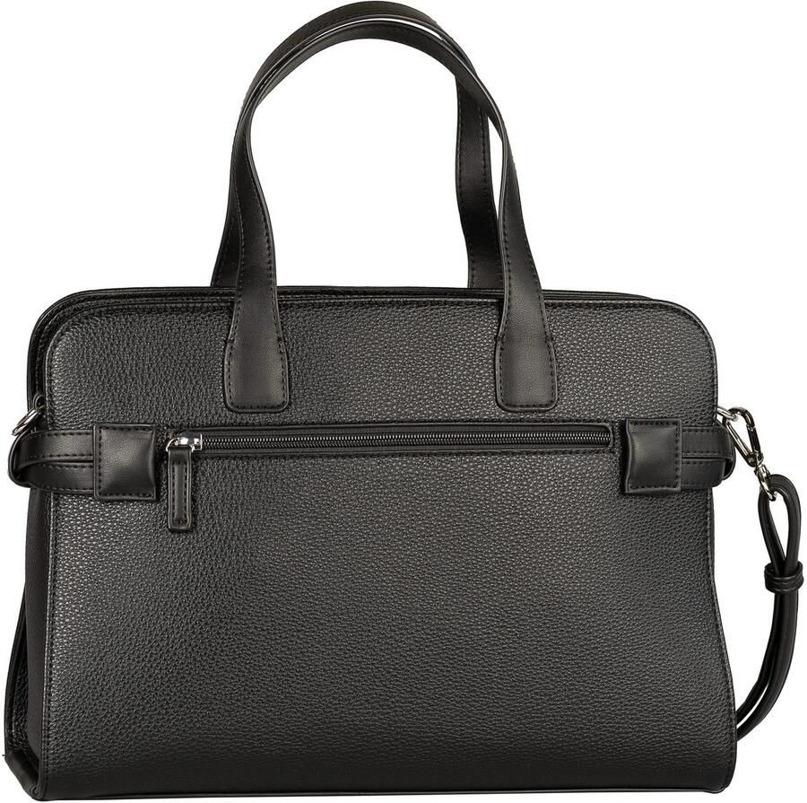 Tom Tailor Shopper Freya versierd met smalle meerlagige rie en metalen sluiting