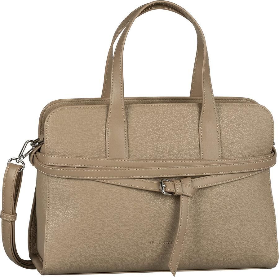 Tom Tailor Shopper Freya versierd met smalle meerlagige rie en metalen sluiting - Foto 5