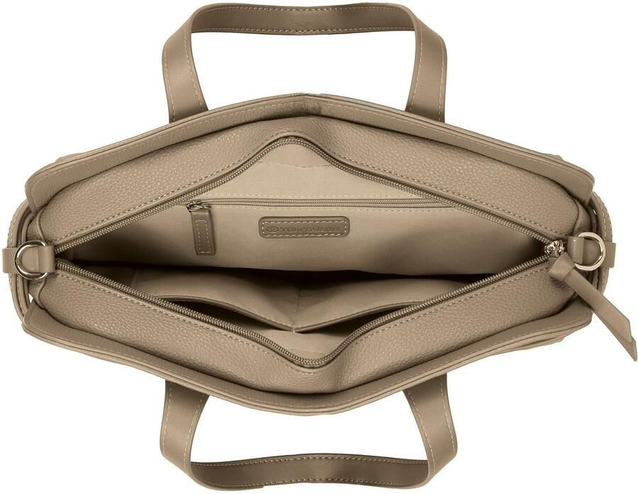 Tom Tailor Shopper Freya versierd met smalle meerlagige rie en metalen sluiting - Foto 3