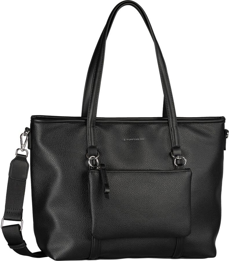 Tom Tailor Shopper Jamila een ruimtebesparend wonder met 2-in-1 functie van fijn generfd imitatieleer - Foto 7