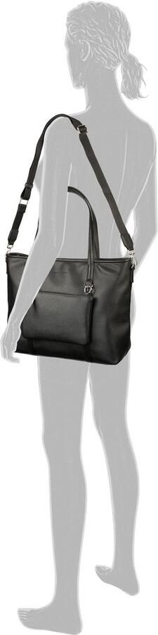 Tom Tailor Shopper Jamila een ruimtebesparend wonder met 2-in-1 functie van fijn generfd imitatieleer - Foto 6