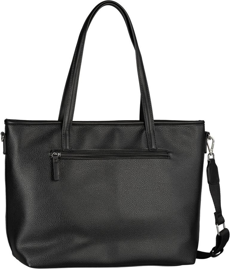 Tom Tailor Shopper Jamila een ruimtebesparend wonder met 2-in-1 functie van fijn generfd imitatieleer - Foto 2